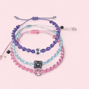 Pastel Friendship Women’s woven Bracelet set
